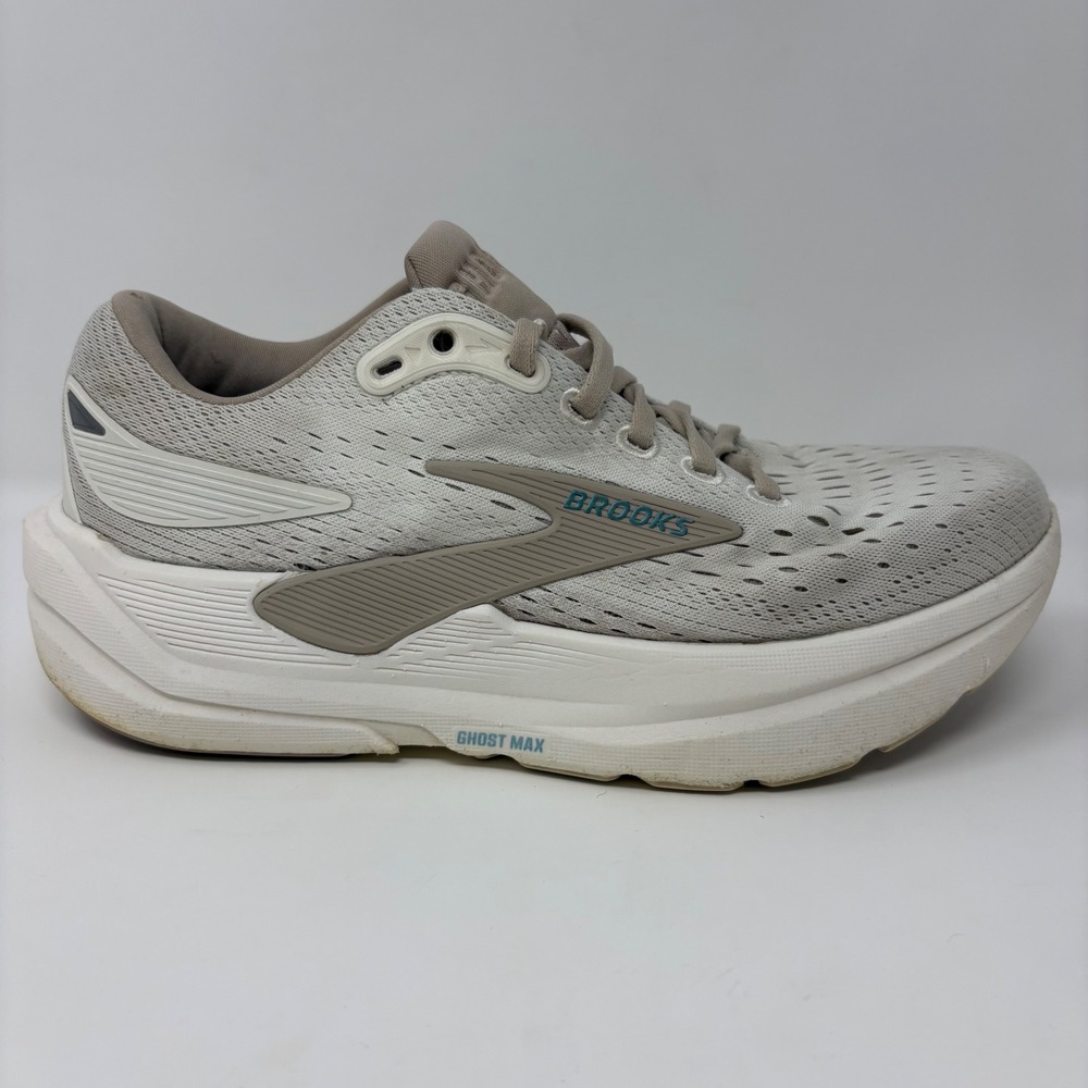 Brooks Ghost Max 3 Women's Size 7 Grey White Athletic Running Shoes 1204571B181
